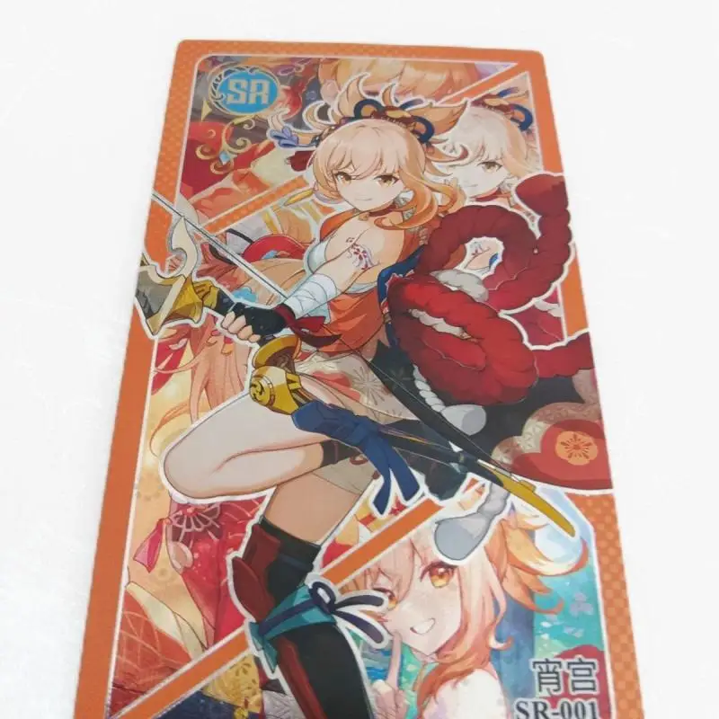 Vitality card Goddess Story SSR Ningguang Furina Yoimiya Nahida Venti Fischl boy Коллекция игрушек Подарки на день