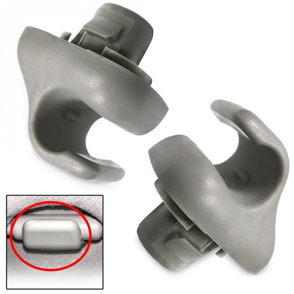 

2X Sun Visor Clip Replacement Light Gray Grey Dorman Replacement for Honda