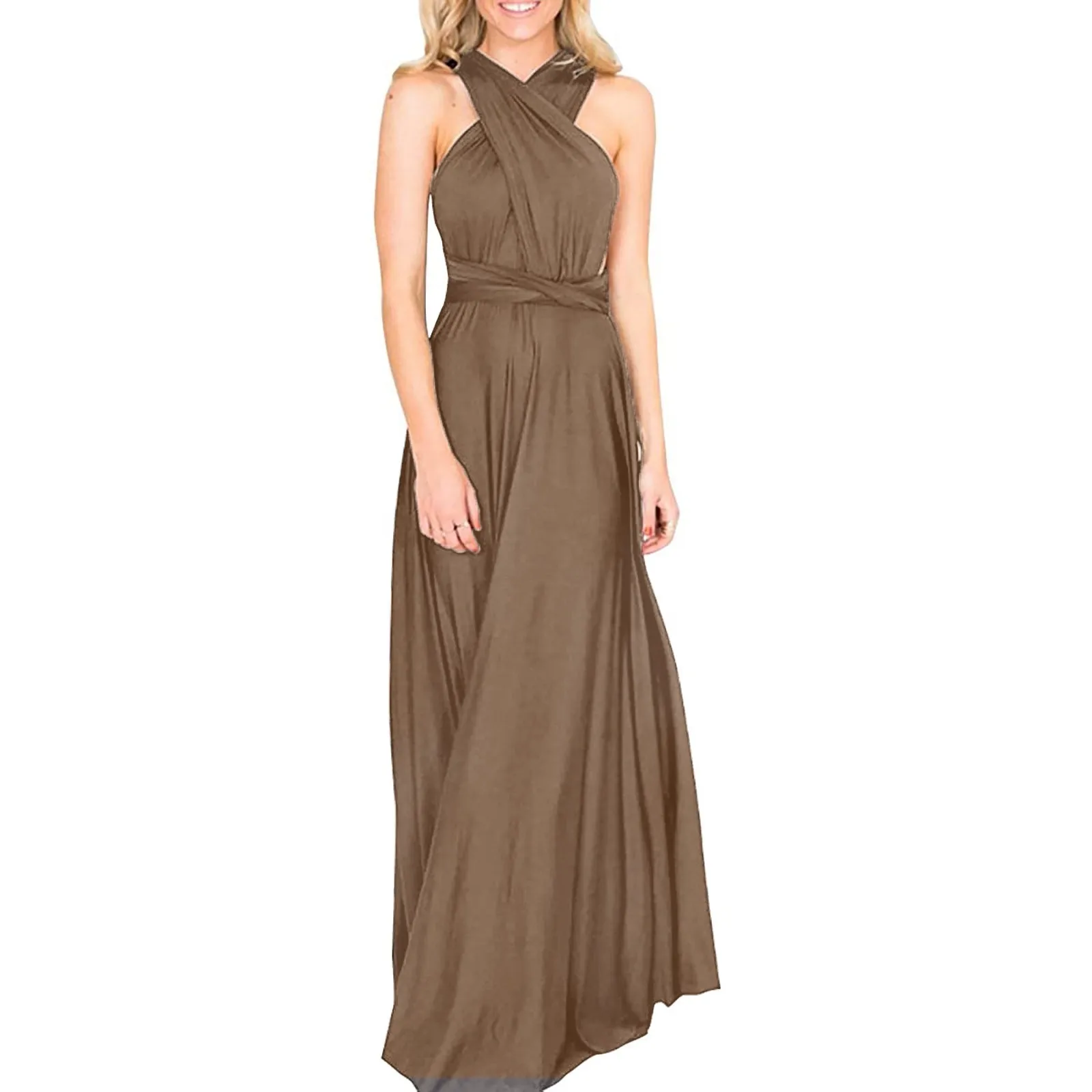 Сексуальное клубное платье макси женское красное бандажное длинное коктейльное