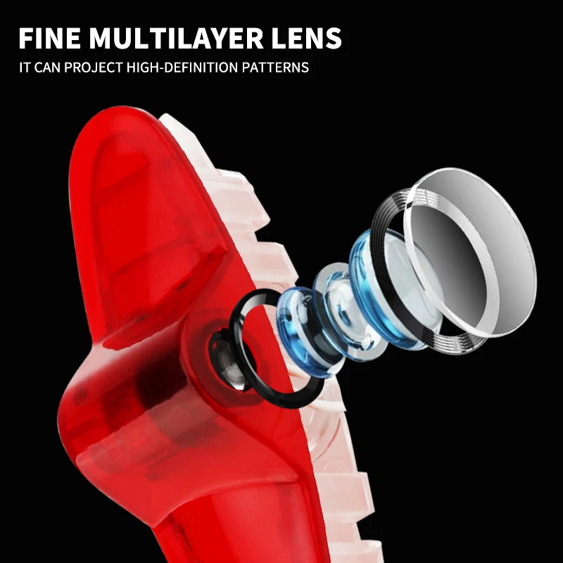 2 шт. автомобильный светодиодный логотип дверной лазерный проектор призрачная