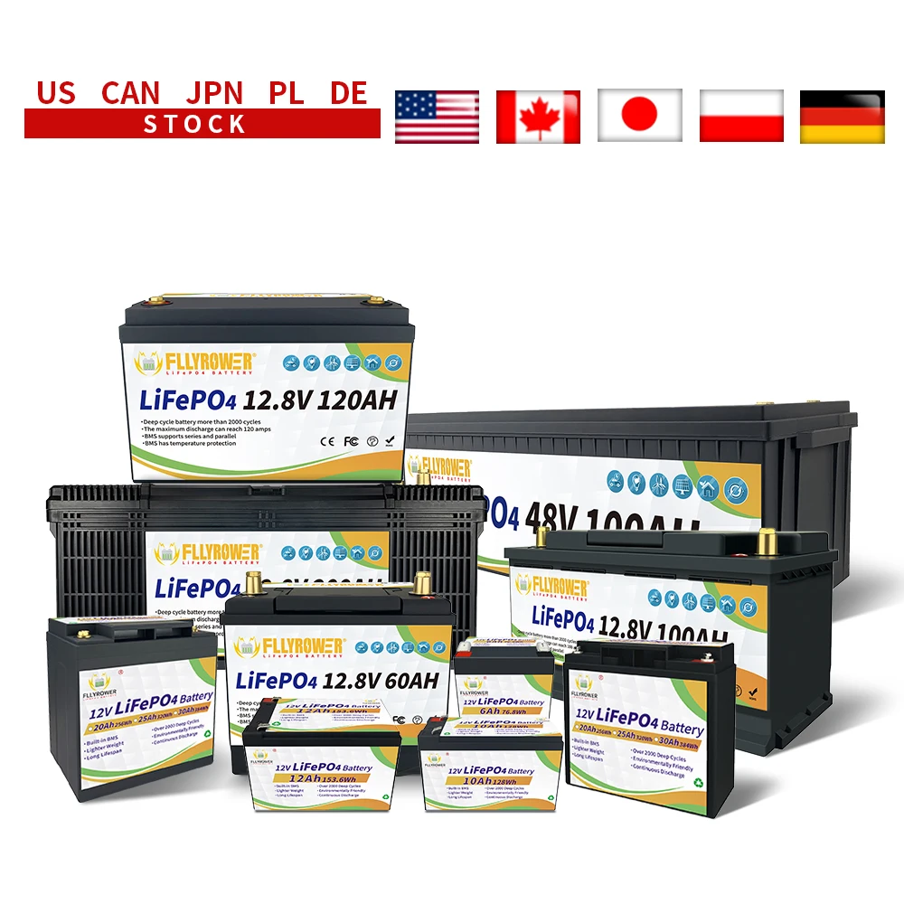 Литий-железо-фосфатная батарея для троллинга двигателя RV, 12 В, 40 Ач, 60 ач, 80 Ач, 100 Ач, 120 Ач, 200 ач, LifePo4