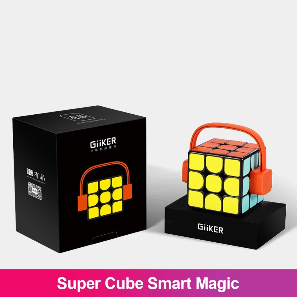 

Умный магнитный кубик Giiker I3 M3 Ai Intelligente Super Cube, Bluetooth приложение для синхронизации головоломок, обновленная версия 2
