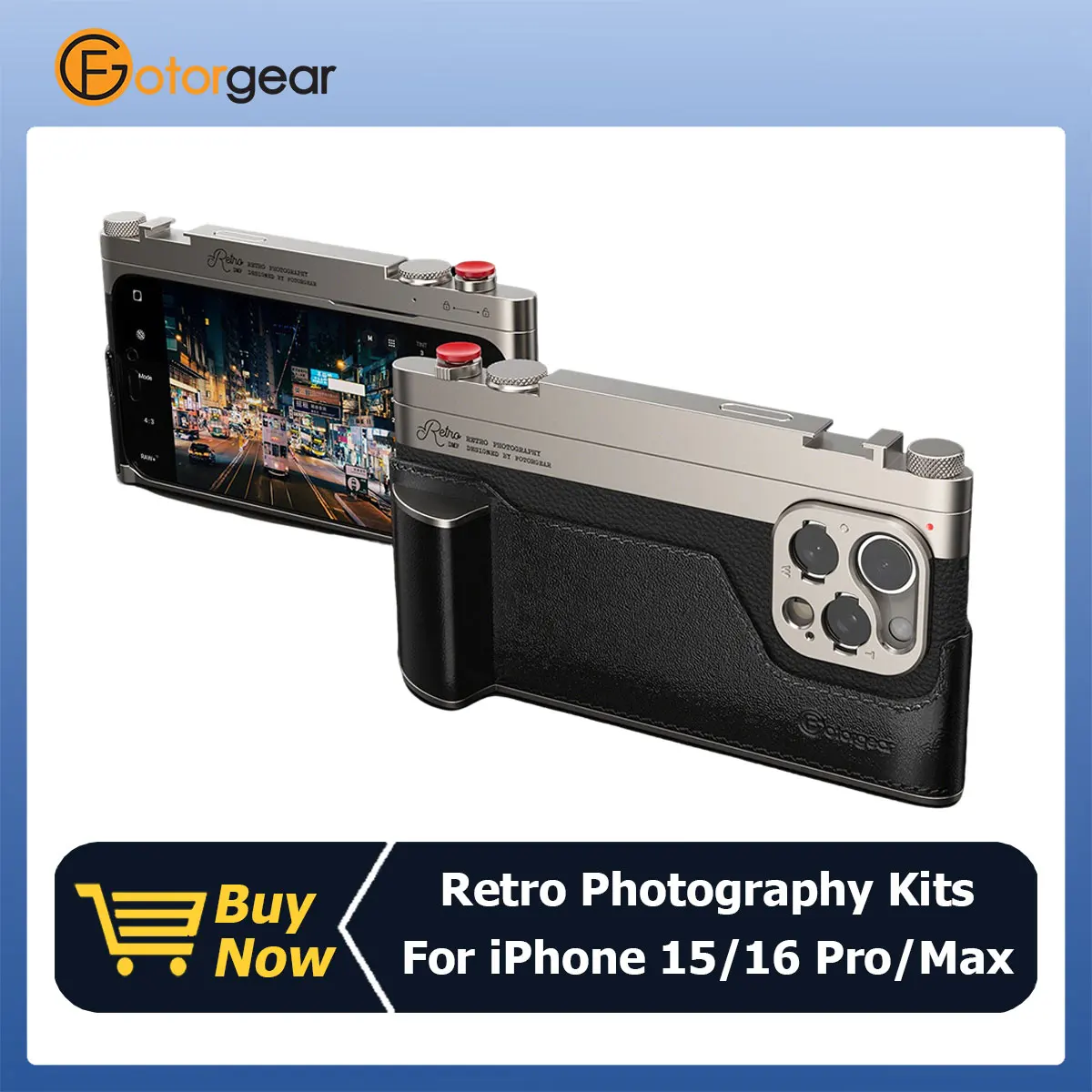 Набор для фотосъемки Fotorgear для iPhone 15 16 Pro/Pro Max
