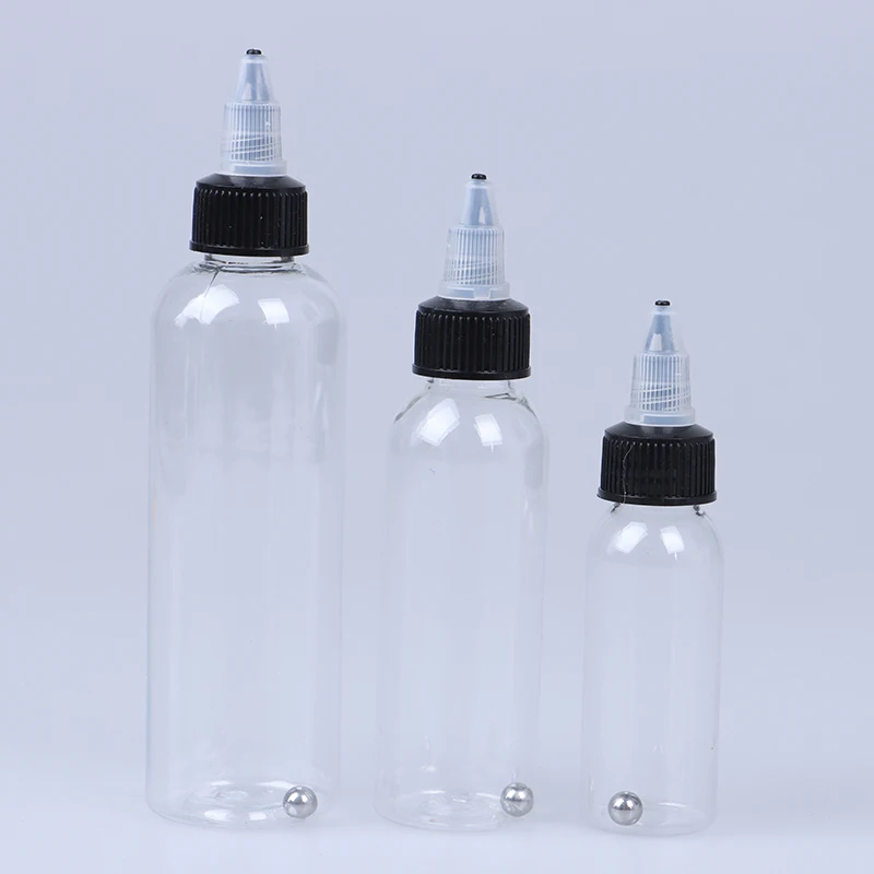 

30 мл 60 мл 120 мл Калибровочная чашка для смешивания для точного смешивания жидкости и краски пластиковая герметичная прозрачная бутылка для краски с крышкой