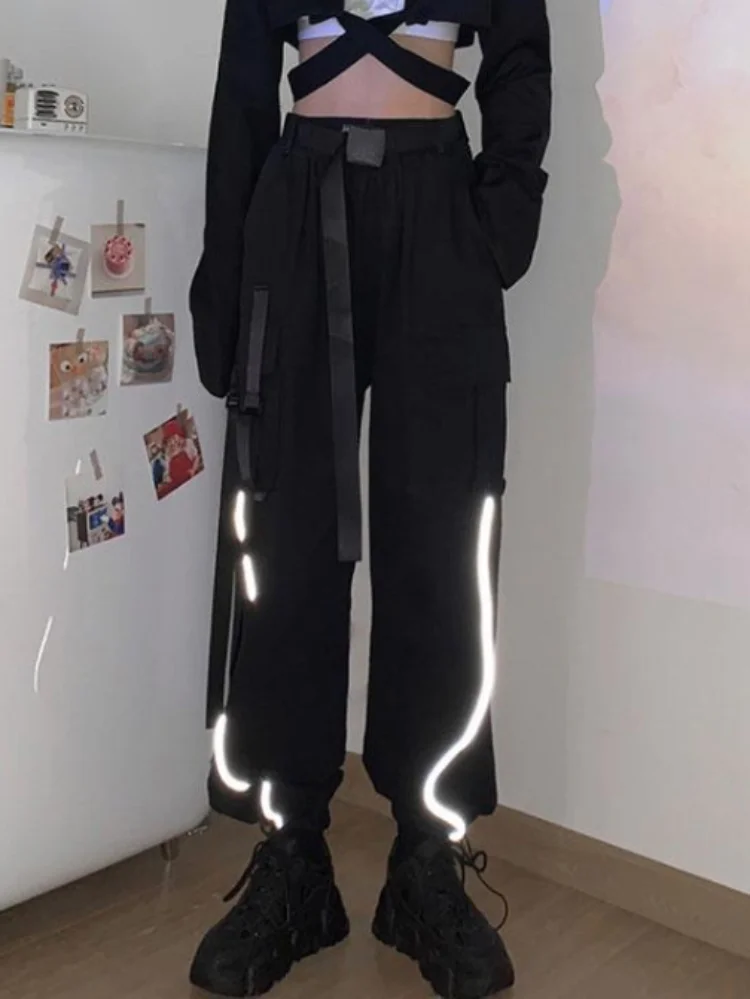 

Drawstring Joggers Women Fashion Sweatpants Harajuku Bandage All Match 2023 Streetwear Y2k Aesthetic women Korean Pants Trousers