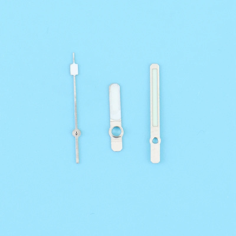 62MAS Solid стрелки часов подходят NH35 NH36 ETA2824 2836 ST2130 Движение Япония C3 Супер зеленый