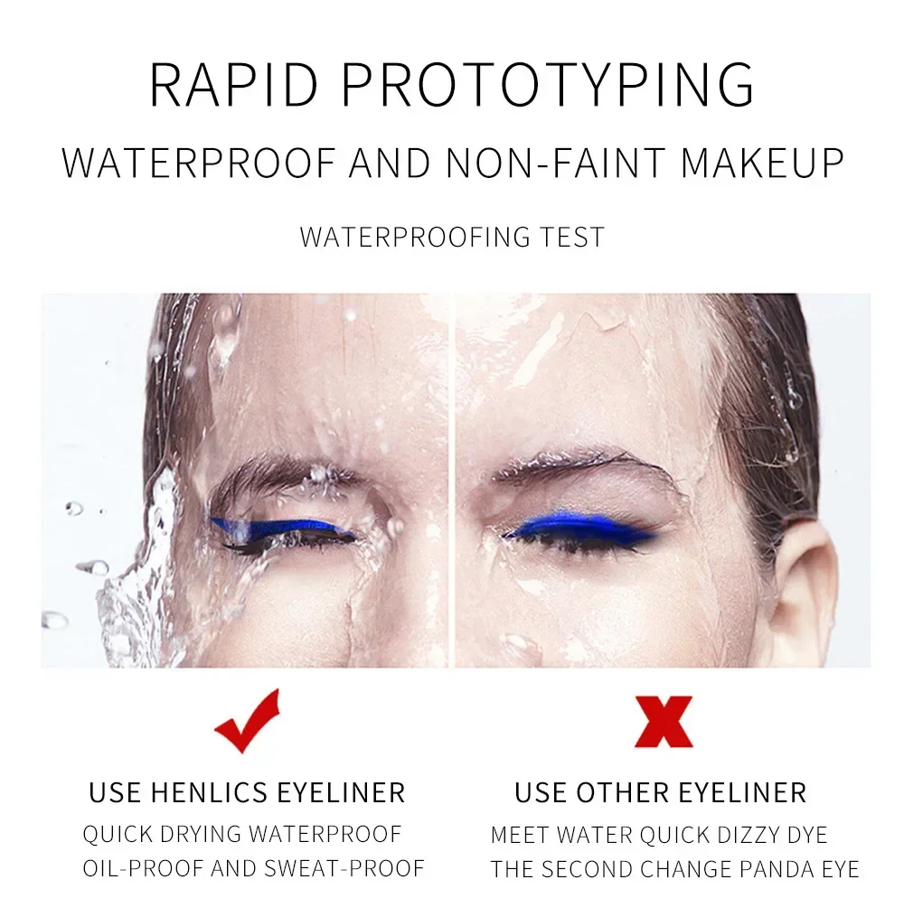 Подводка для глаз подводка карандаш стойкая яркая жидкая водостойкая матовая