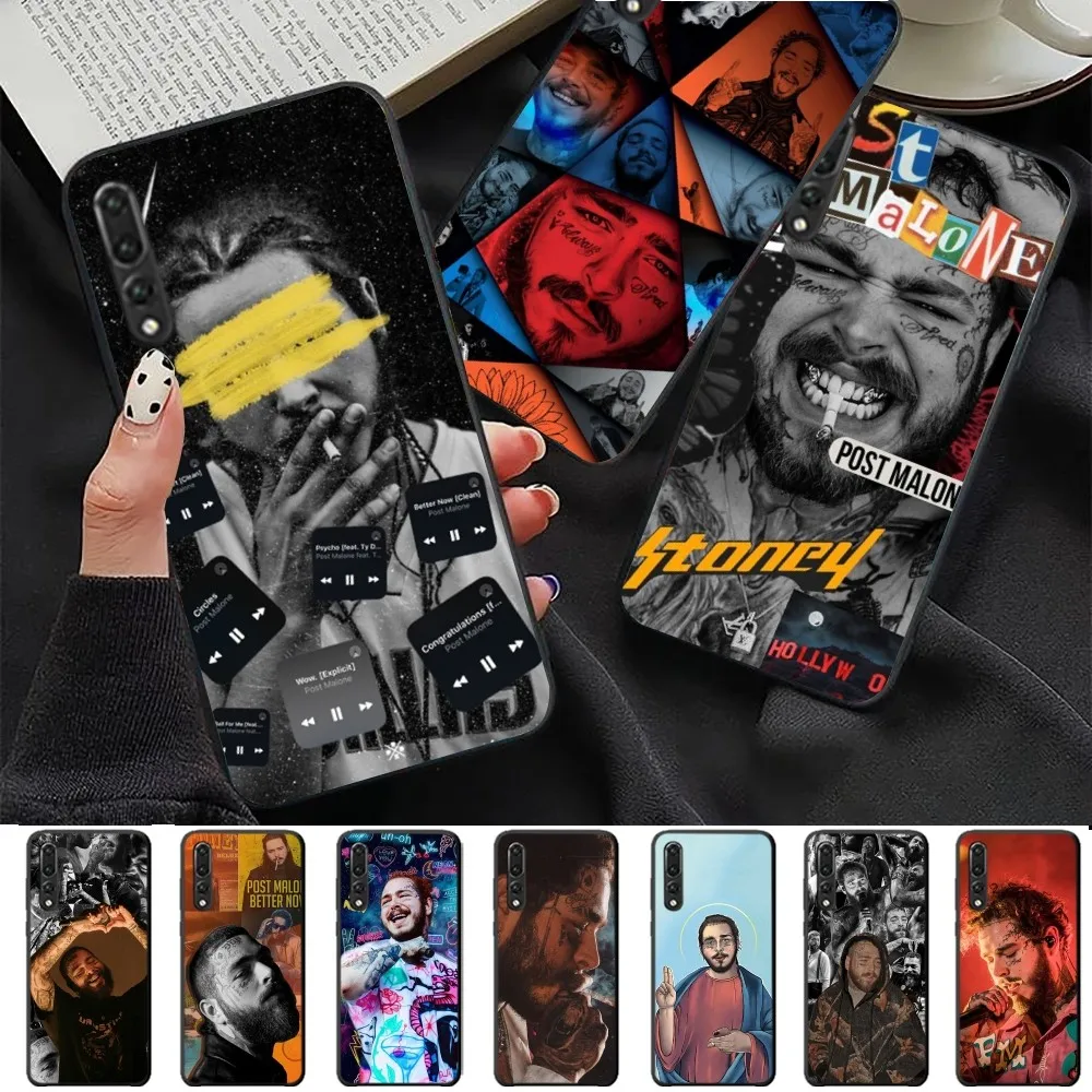 Post M-Malone Singer Phone Case For Huawei P 8 9 10 20 30 40 50 Pro Lite Psmart Honor lite 70 Mate 20lite