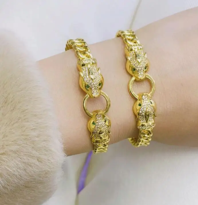 

Женский леопардовый браслет с кристаллами, 1 шт.