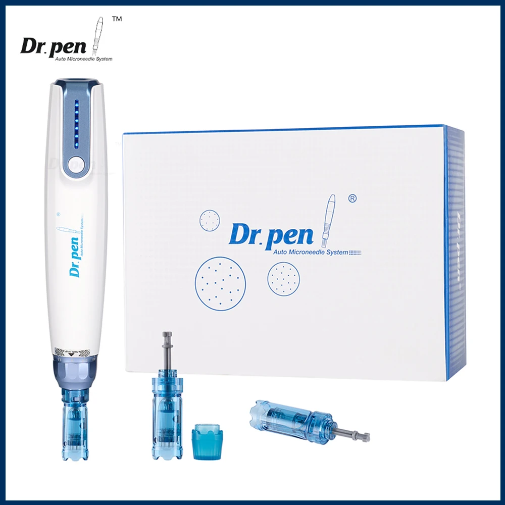 2022 Newest Dr Pen Ultima A9 Wireless Professional Derma Pen Electric Auto With Needle Cartridge For Face Mesotherapy Beauty