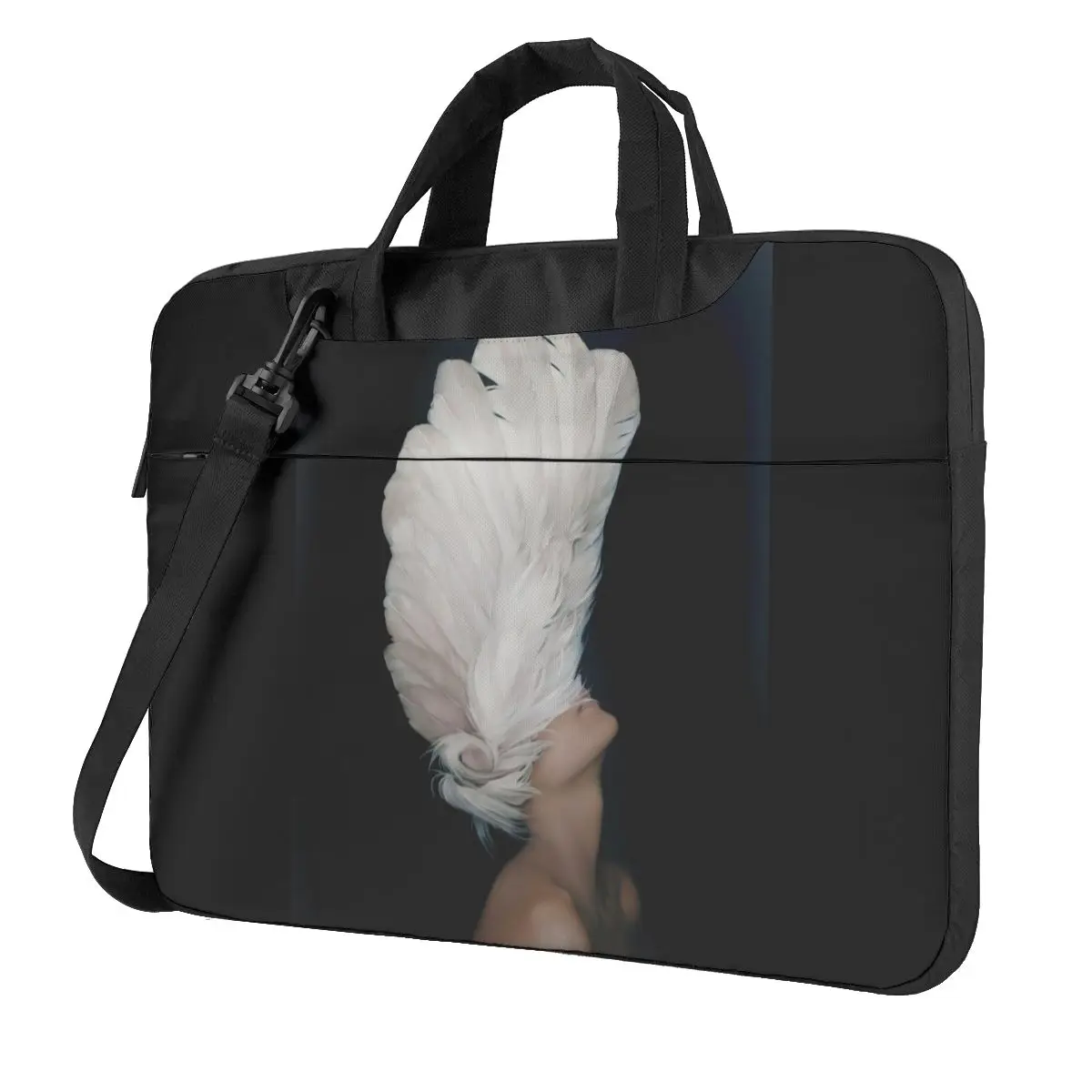 

Women Head Art Laptop Bag Abstract Wing Woman For Macbook Air Pro Xiaomi Lenovo Asus Travel Shockproof Case 13 14 15 15.6 Pouch