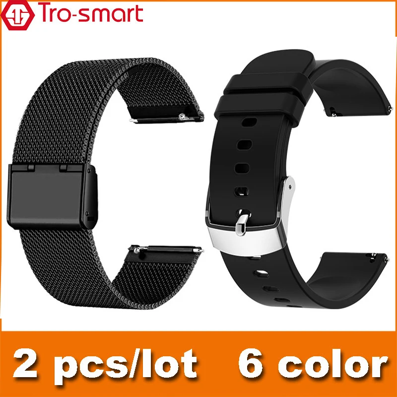 

20mm 22mm Smart Watch Strap Smartwatch Band Universal Watchband For Samsung Huawei Amazfit Xiaomi More Other Brands