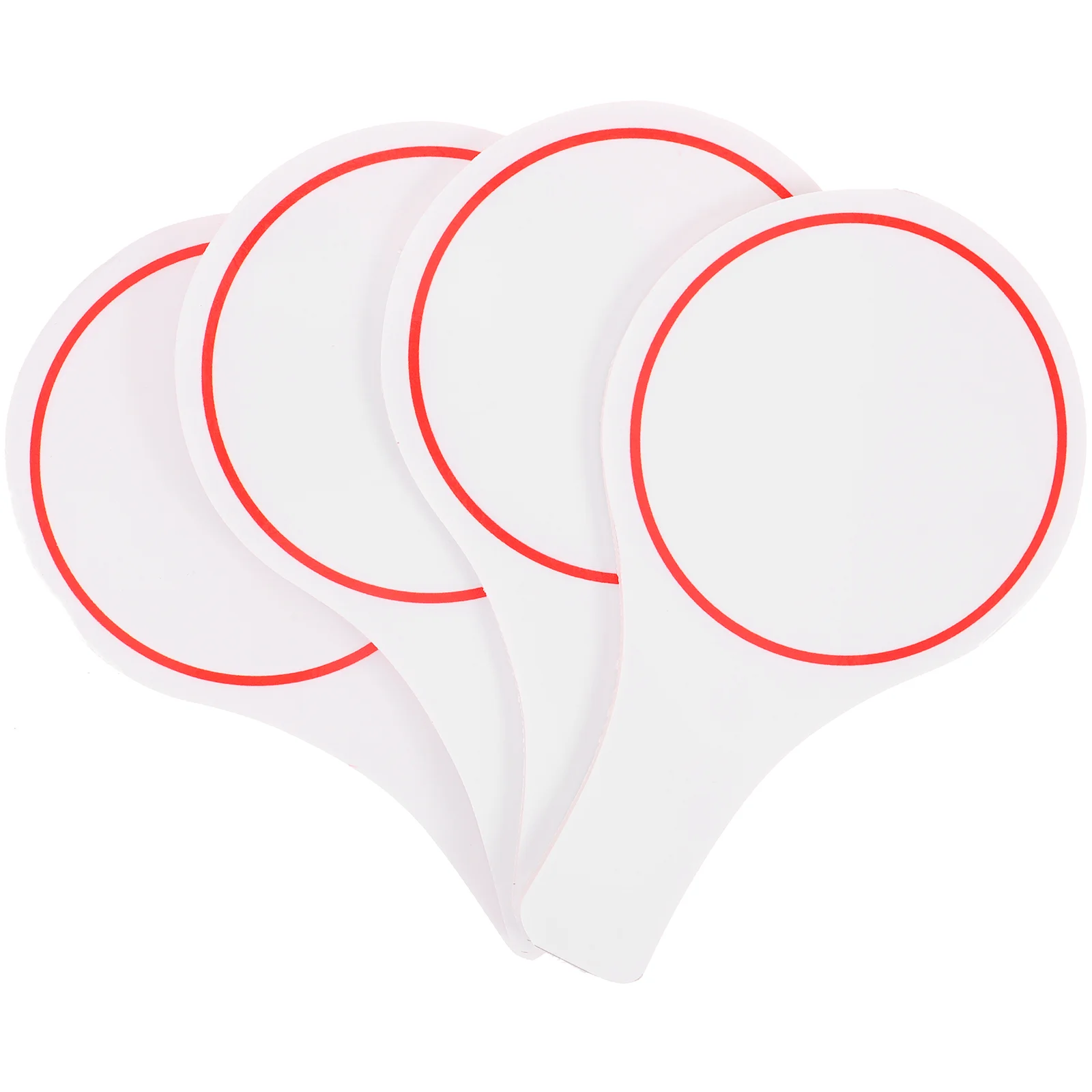 4 шт. табло одностороннее реквизит для викторины белый ластик пена голосования и