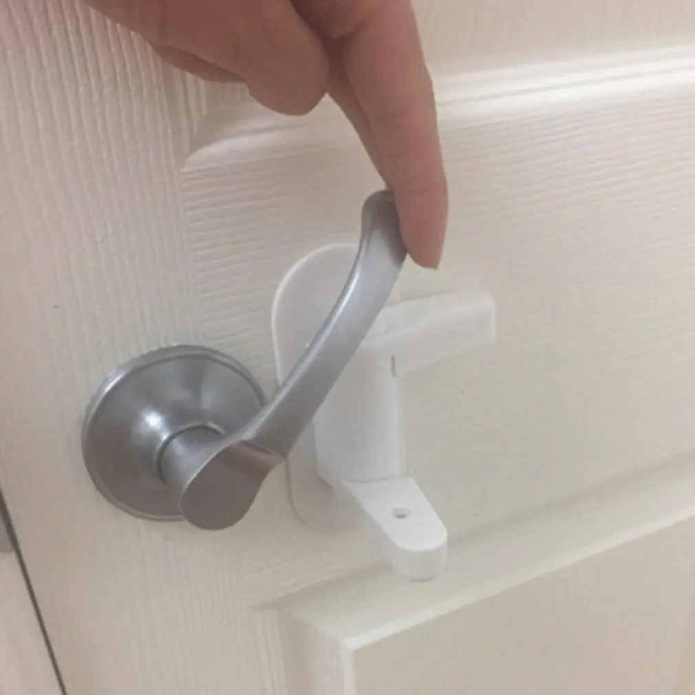 

Baby Door Handle Safety Lock Children Door Lever Lock