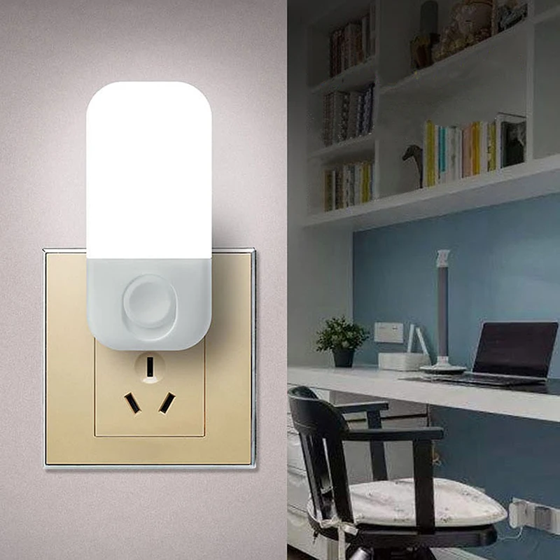 

Mini LED Night Light Sensor Control Energy Saving DecorationLight Children's Night Light Living Roombedroom Lighting Socket Lamp