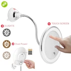 Косметическое зеркало с 10X светильник s светодиодный увеличительное зеркало косметическое зеркало светильник увеличение светодиодный косметическое зеркало Grossissant