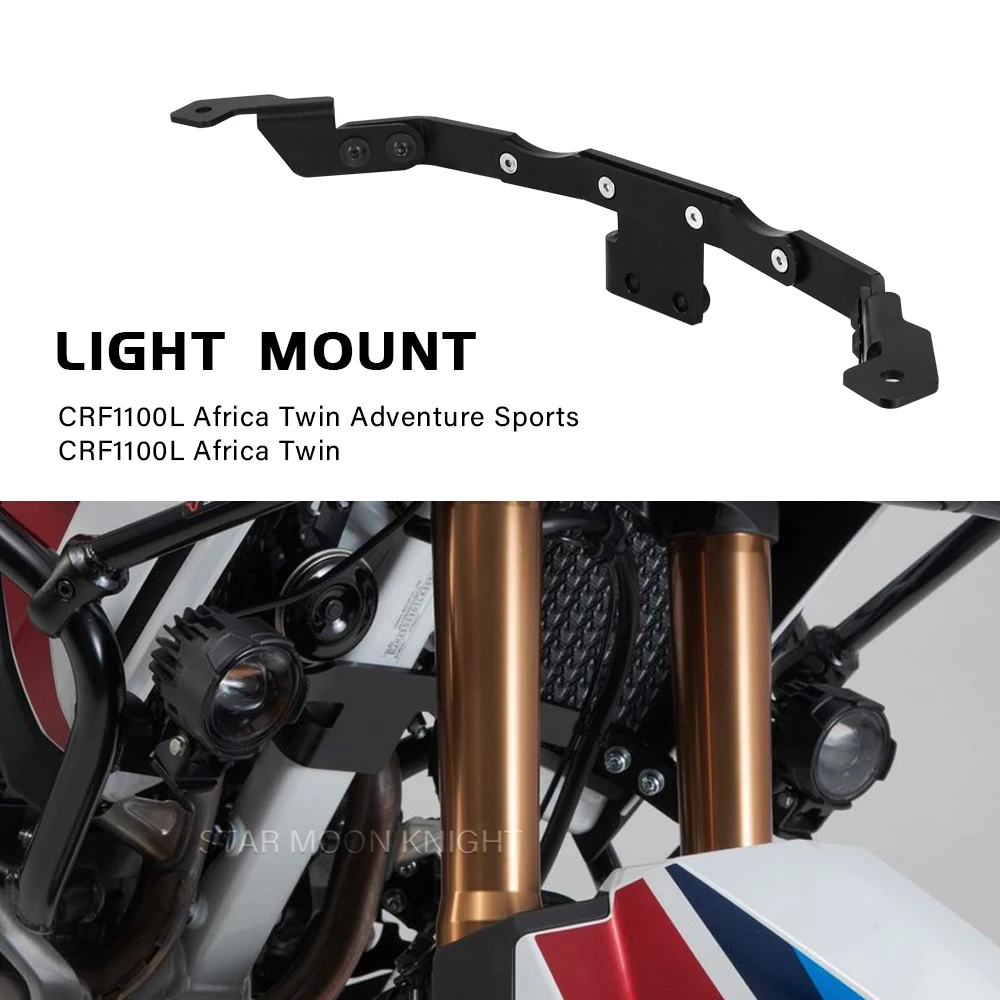 For Honda CRF1100L CRF 1100 L Africa Twin Adventure Sports Fog Lights Auxiliary Bracket Light Mounts Spotlight Spot Light Holder