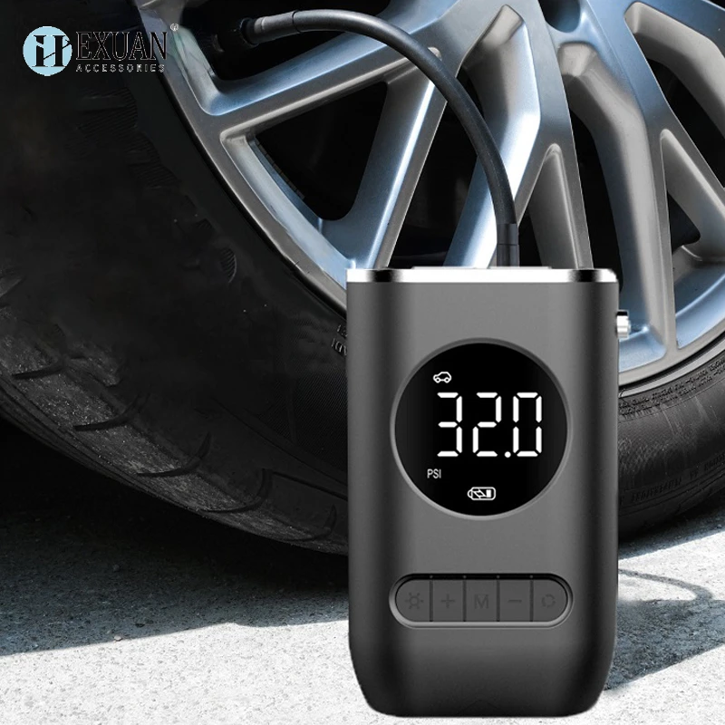 

Car Electrical Air Pump Mini Portable Wireless Tire Inflatable Pump Inflator Air Compressor Pump for Car Motorcycle Bicycle Ball