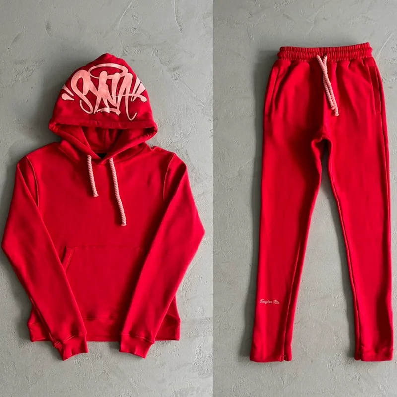 Костюм для мужчин и женщин Synaworld толстовка с простым принтом повседневные модные