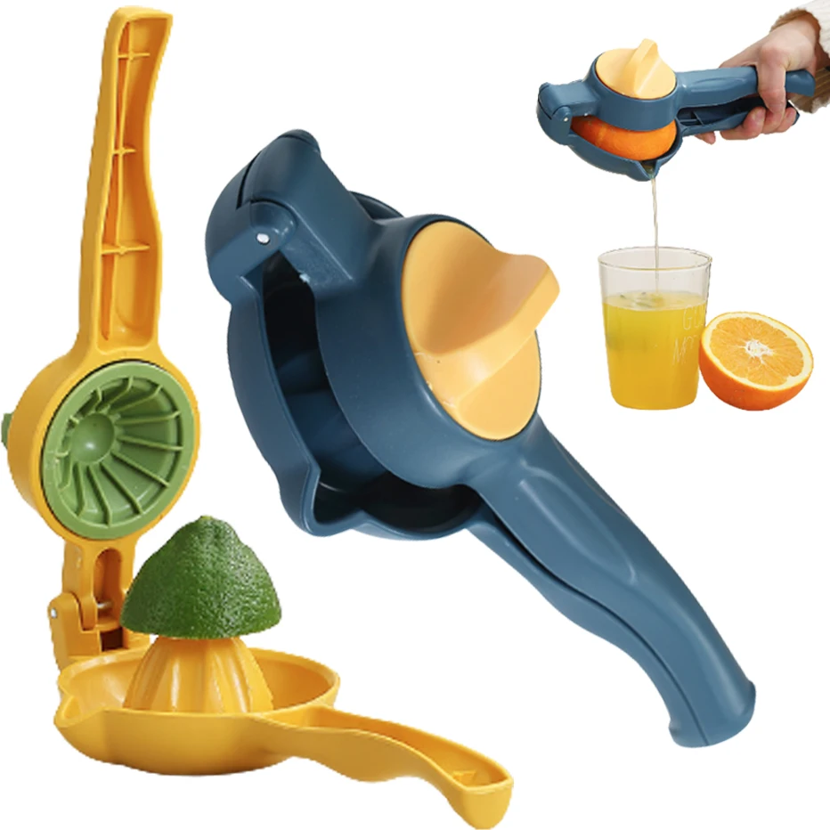 

Lemon Lime Squeezer Hand Juicer Lemon Squeezer Max Extraction Manual Citrus Juicer Portable Different Fruits Citrus Squeezer