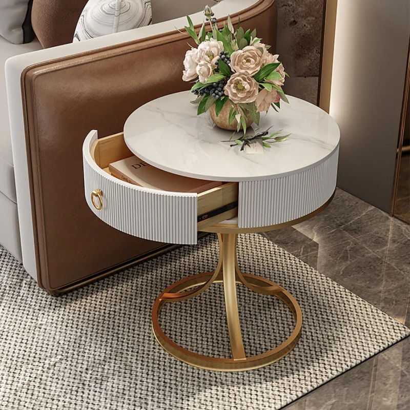 

White Vanity Table Modern Desk Metal Entryway Table Loft Drawers Bedside Changing Vanity Mesas De Jantar Living Room Decoration