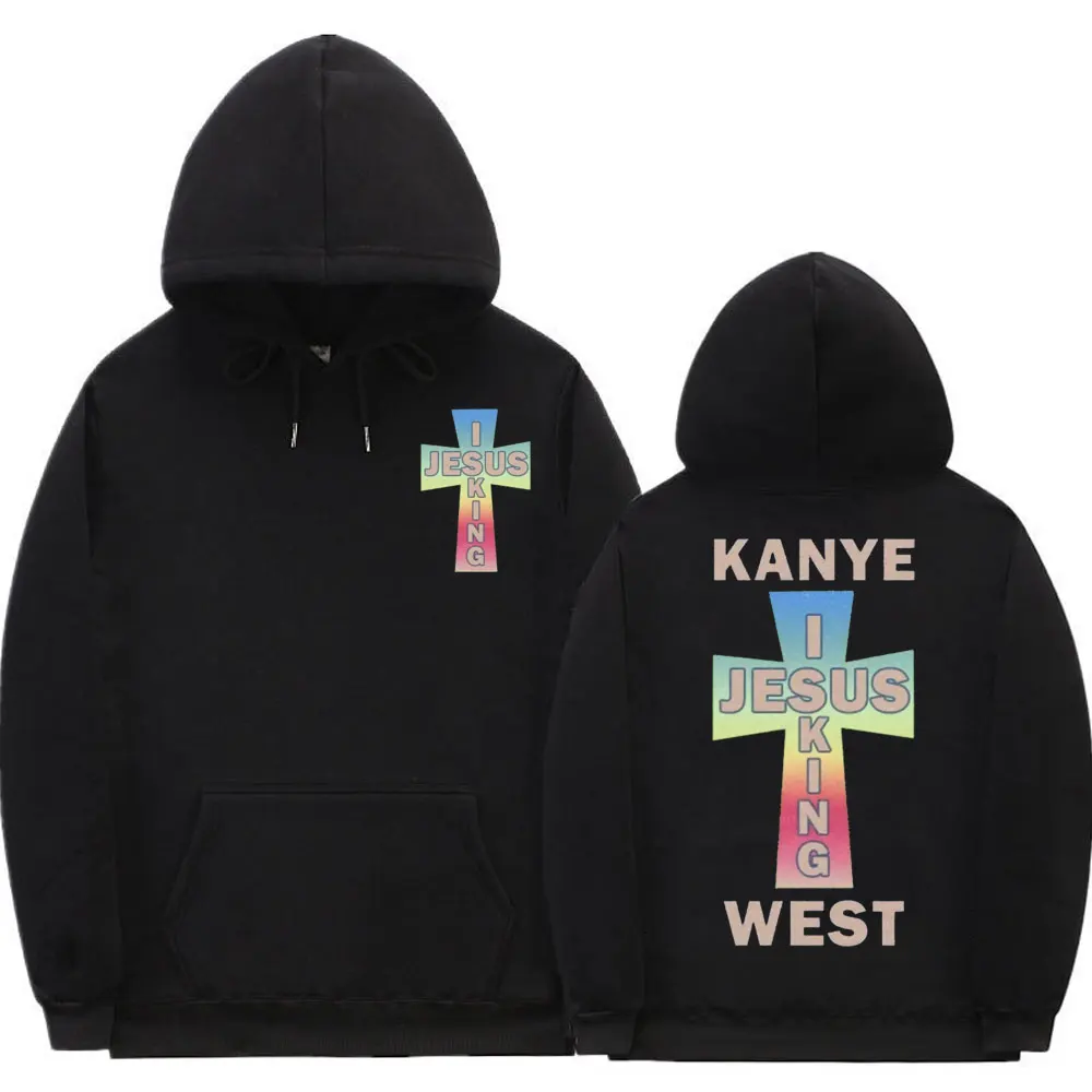 

Kanye West Jesus Graphic Hoodie Men Women Hip Hop Sweatshirt Men's High Quality Street Hoodies Male Fashion Casual Streetwear