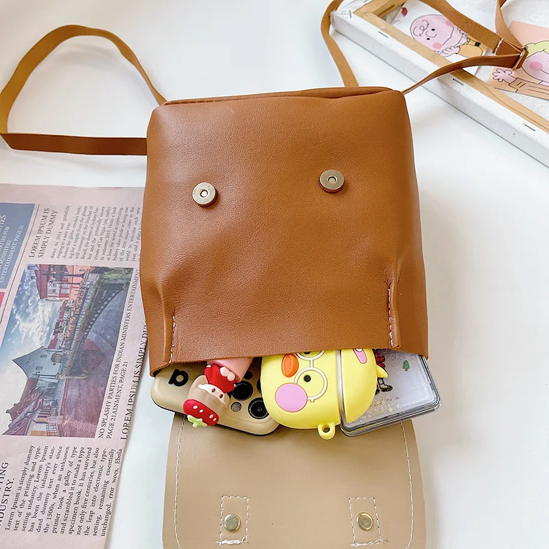 2022 New PU Children Small Backpack All-match Student Backpack Girls Boys Mini Fashion Backpack