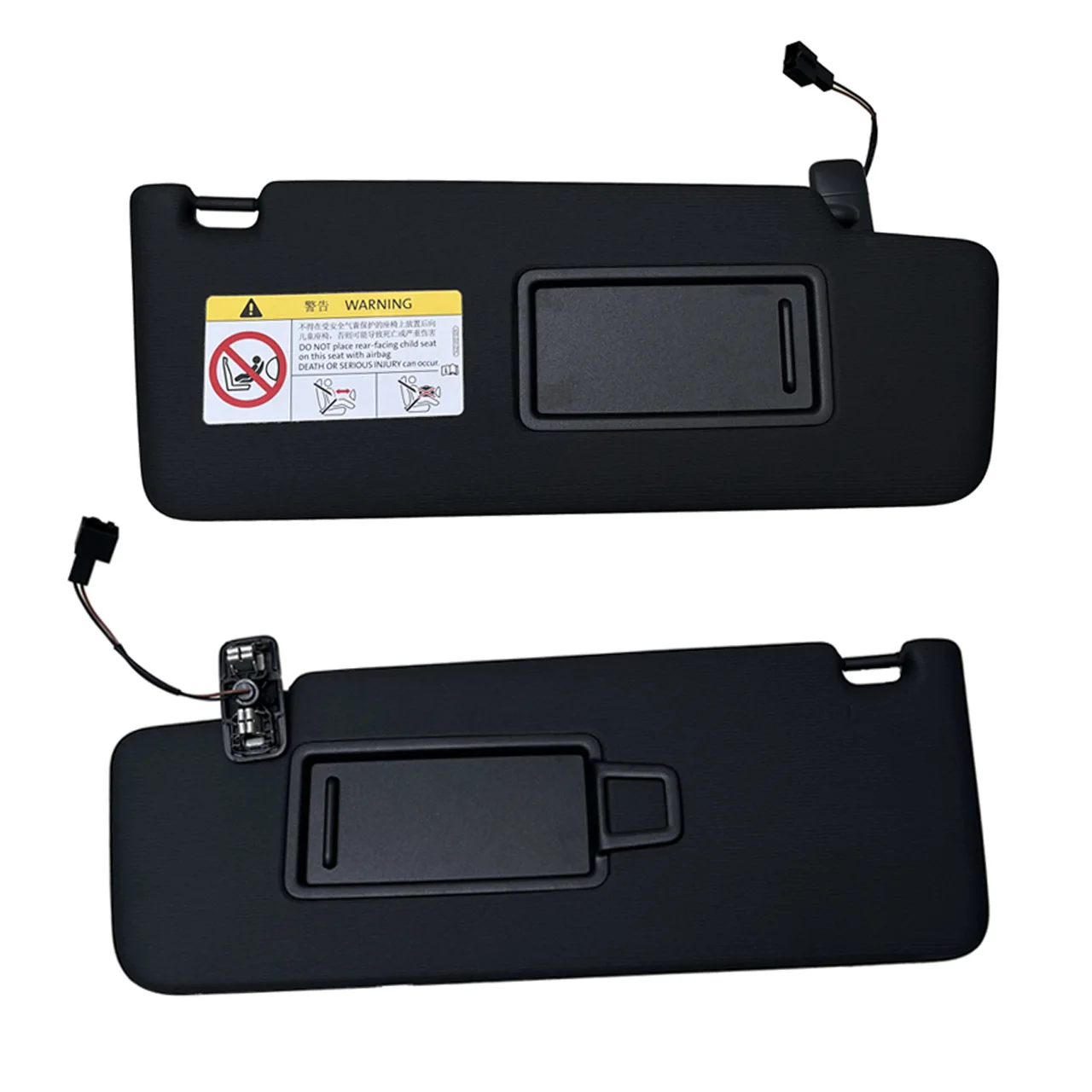 

Для VW Tiguan L II Touran L II 2017-2020 черный серый передний солнцезащитный козырек с зеркалом для макияжа 5TD 857521 5ТД 857522