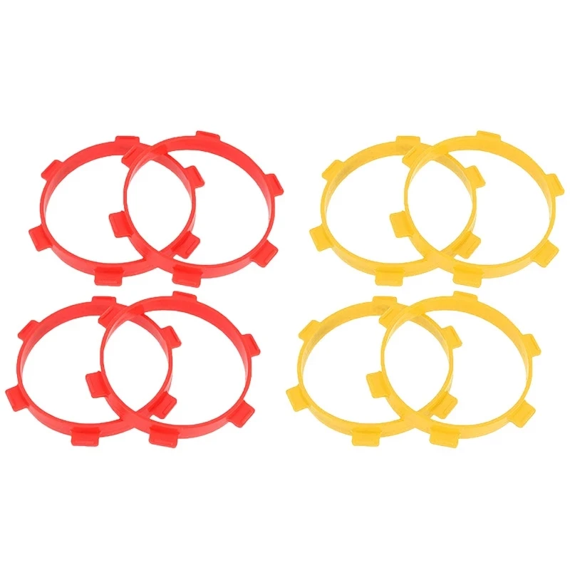 

4PC Rubber Tire Mounting Glue Bands Diameter 85mm for RC Parts 1/8 Buggy 1/10 Short Course Truck Accessories Tools Red Yellow