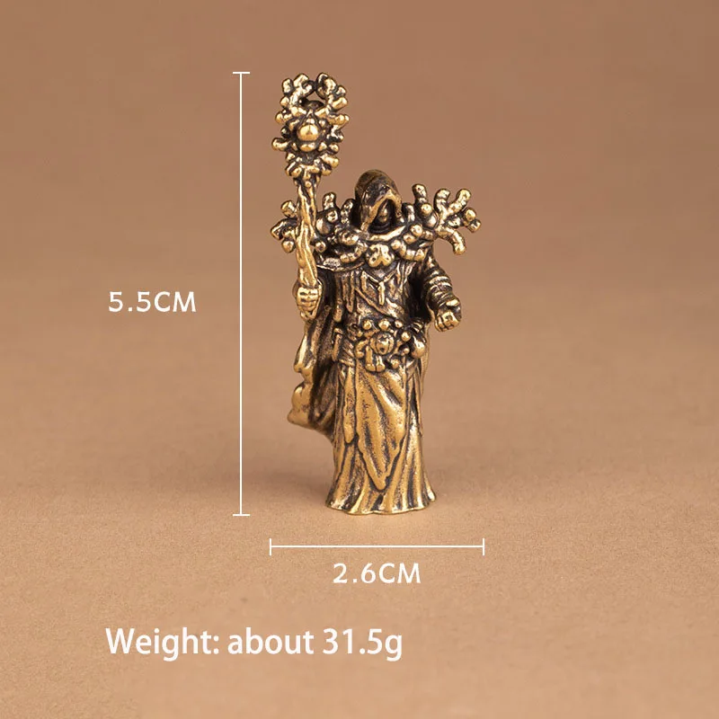 

Латунная статуэтка волшебника