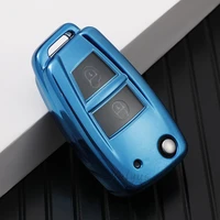 tpu car remote key case cover for dongfeng dfm kc vl kx vr kr transparent key protector shell auto accessories