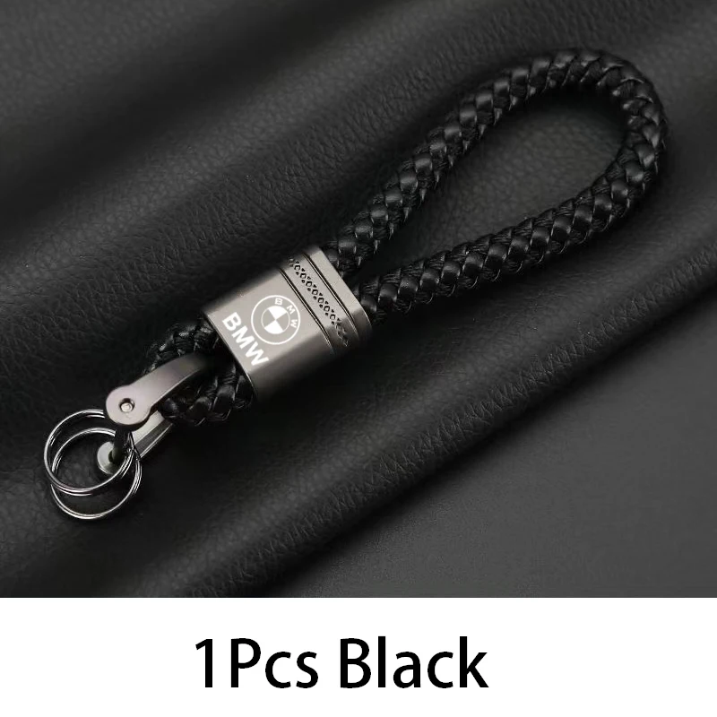 

Автомобильный плетеный веревочный брелок с логотипом, металлический брелок, аксессуары для BMW Performance E46 F30 E60 E90 F10 X5 E70 E39 E36 E87 X7 E92 E91 E