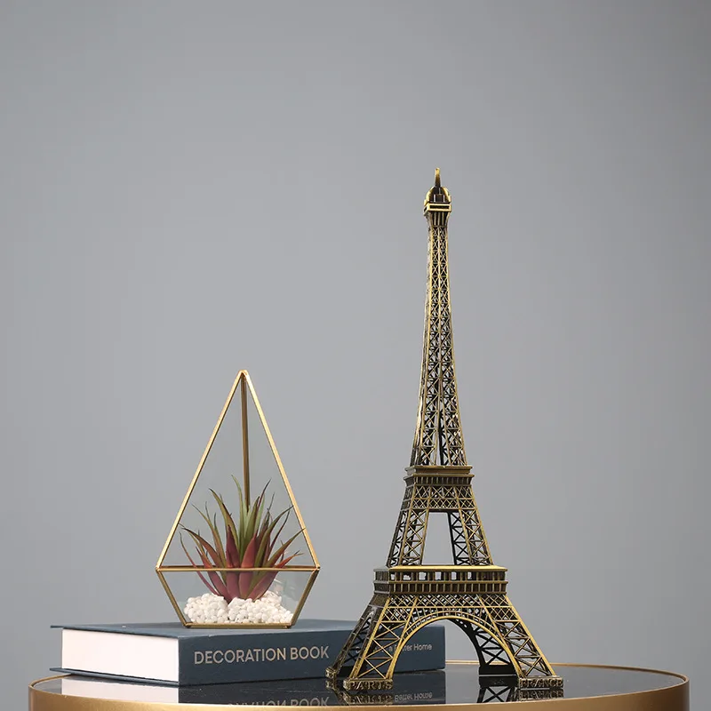 

Paris Eiffel Tower decoration model birthday gift porch home living room small handicraft wine cabinet