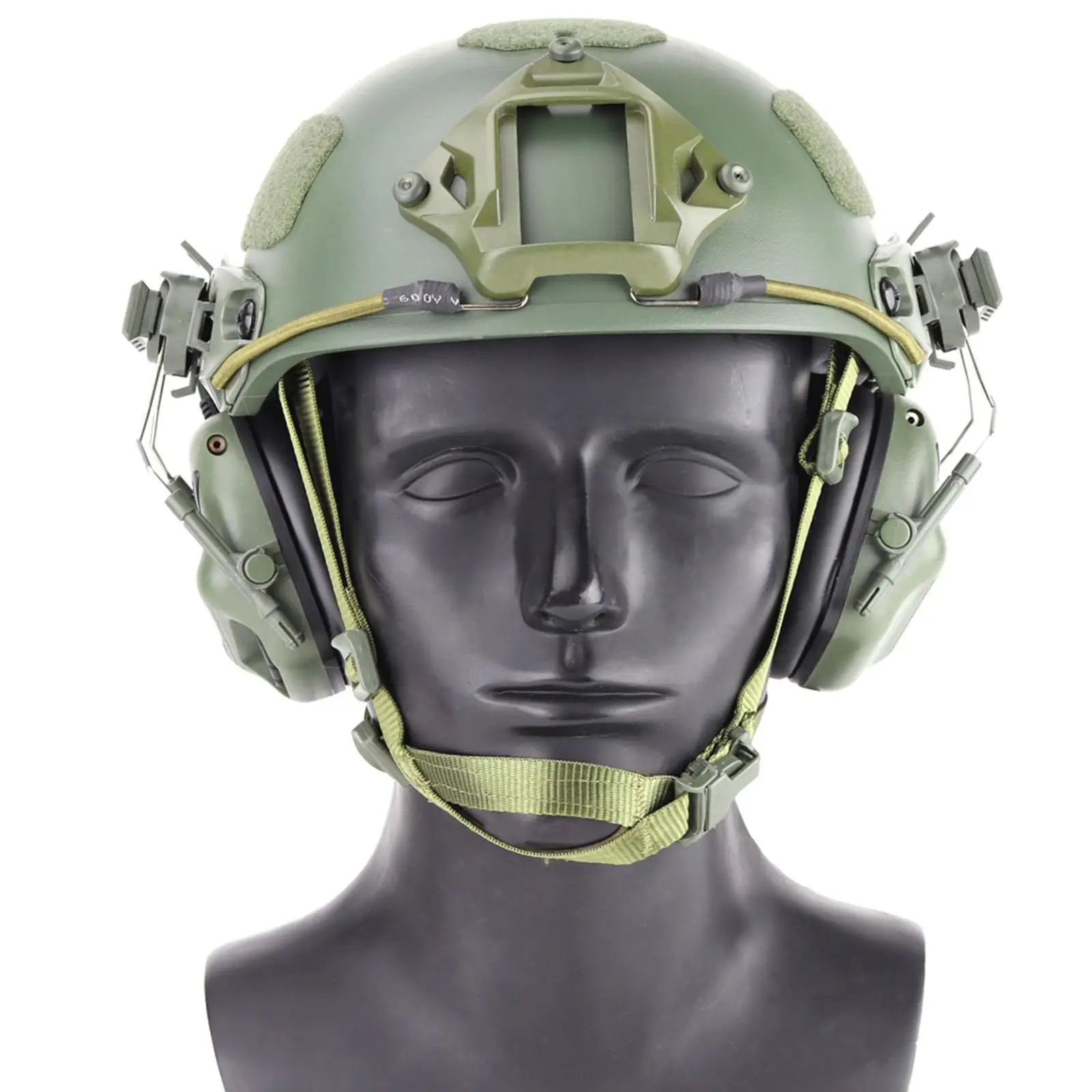 

ABS Electronic Shooting Earmuffs for Helmet Noise Reduction PTT Contact