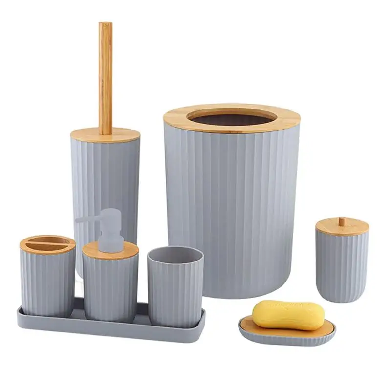 

Набор аксессуаров для ванной комнаты, набор аксессуаров для ванной комнаты из нержавеющей стали, коллекция легко чистить, набор аксессуаров для ванной комнаты, декоративная столешница