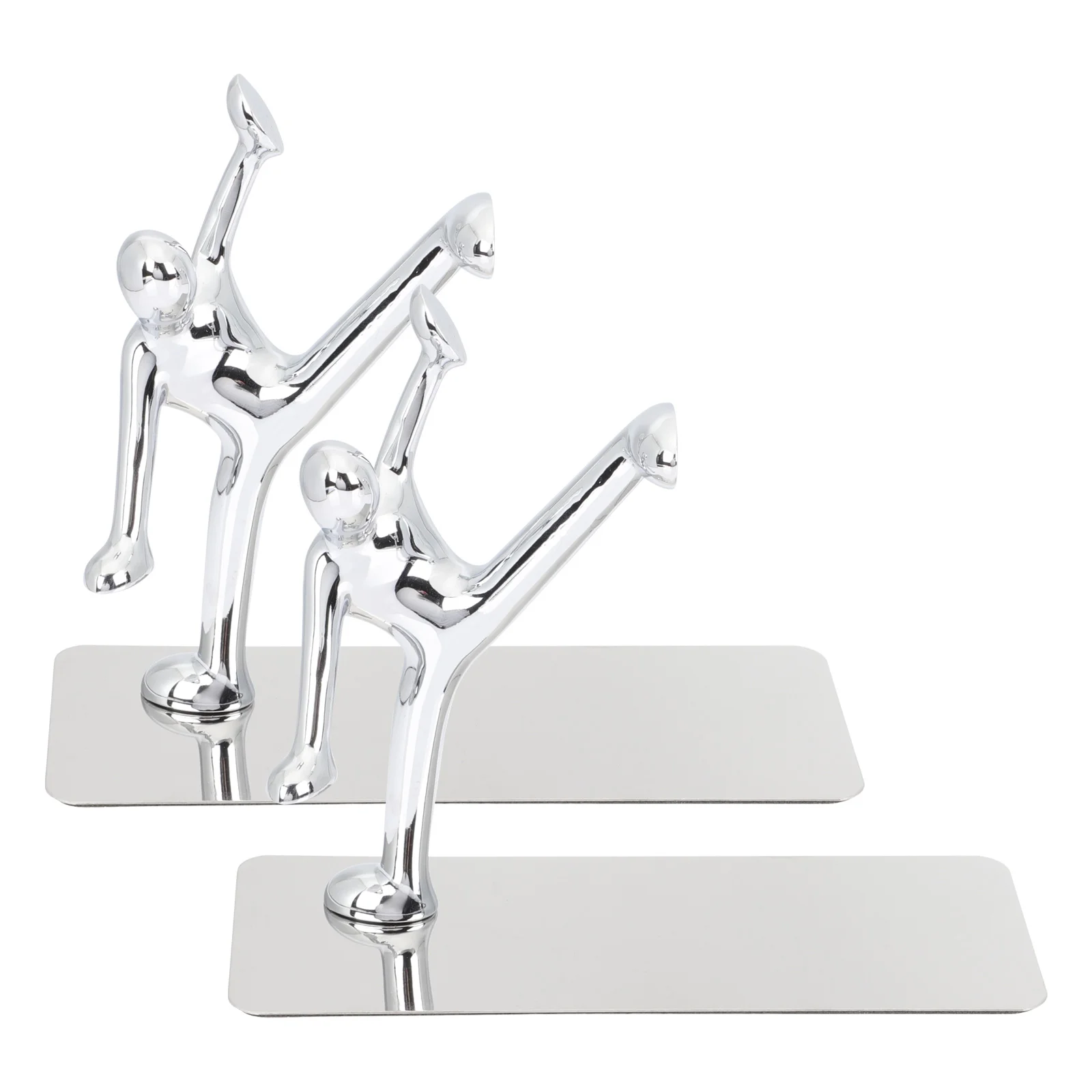 

Book Bookends Ends Organizer Holder Decorative Bookend Stopper Metal Bookshelf Desktop Heavy Desk Shelf Stand Man Duty Shelves