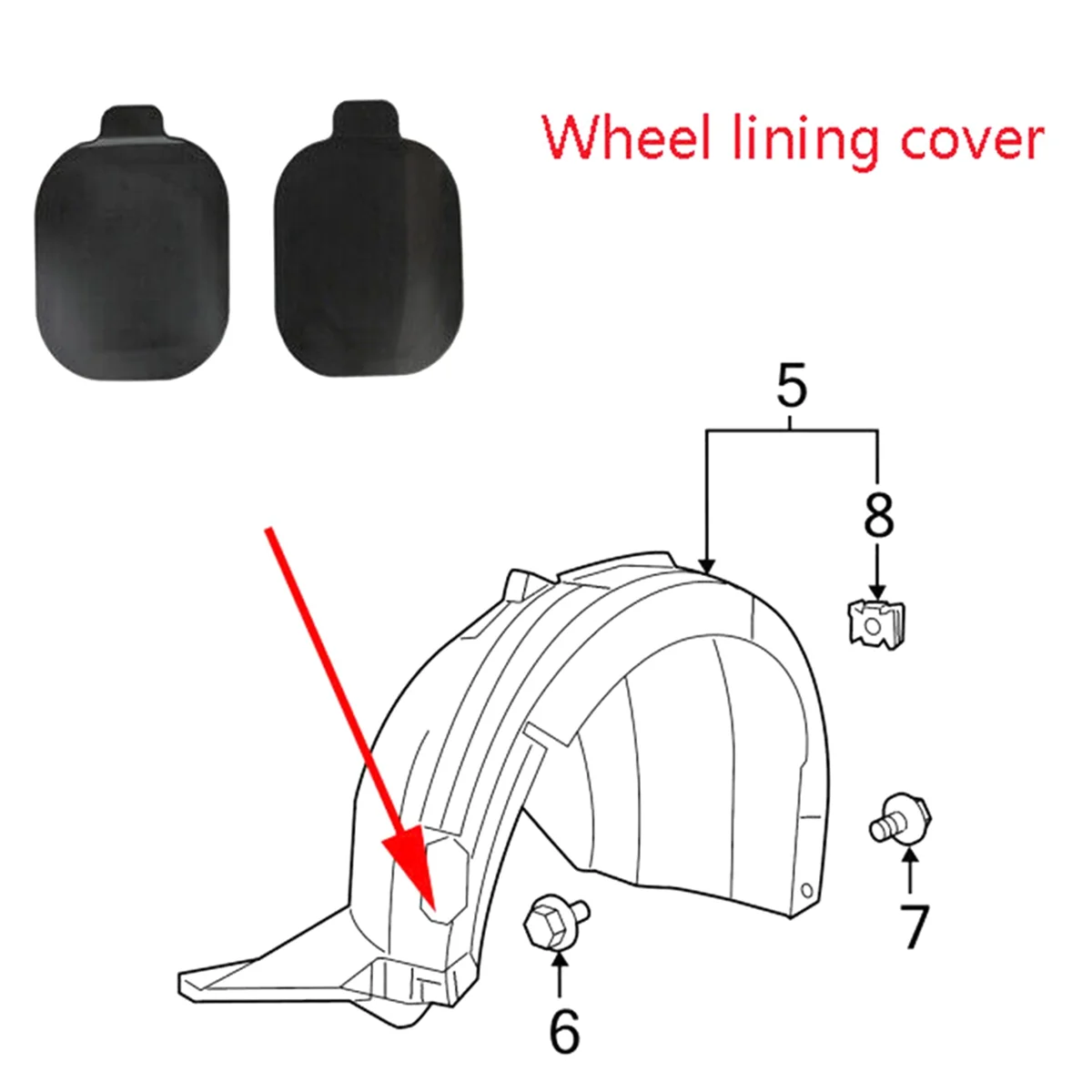 Новинка крыло переднего колеса для VW Jetta Vento 2015-2019 5C6805413A 5C6805414A автомобильные