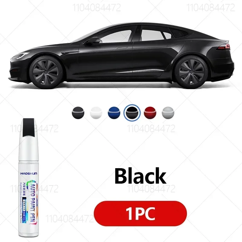 

Для Tesla Model 3 Y X S автомобильная краска, ручка для ремонта царапин, аксессуары для краски, черный жемчуг, белый, серебристый, глубоководный, синий, красный