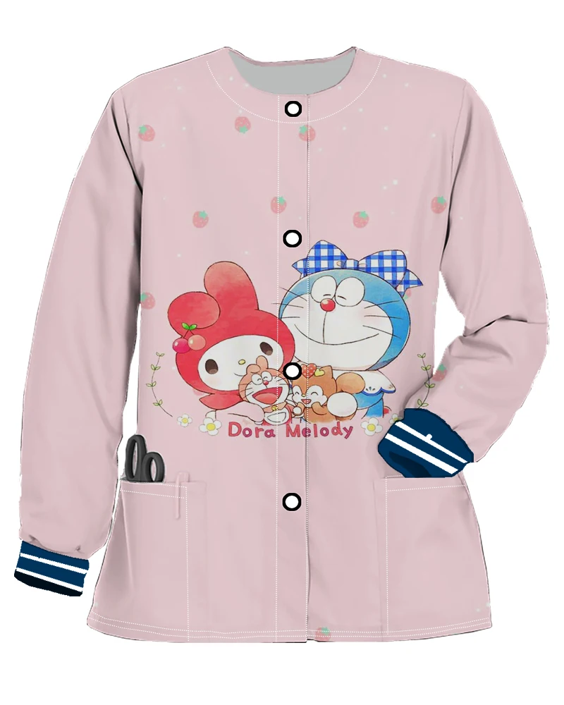 Молодежная Женская одежда для медсестры рекламная дешевая женская на пуговицах