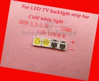 100pcs 3030 smd lamp beads 350ma for led tv backlight strip barmodule light led tv bar