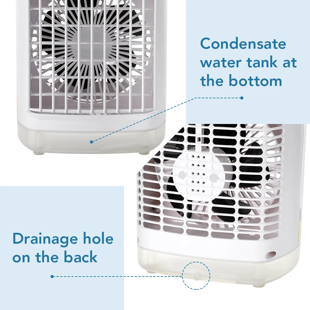 Mini ventilador con temporizador