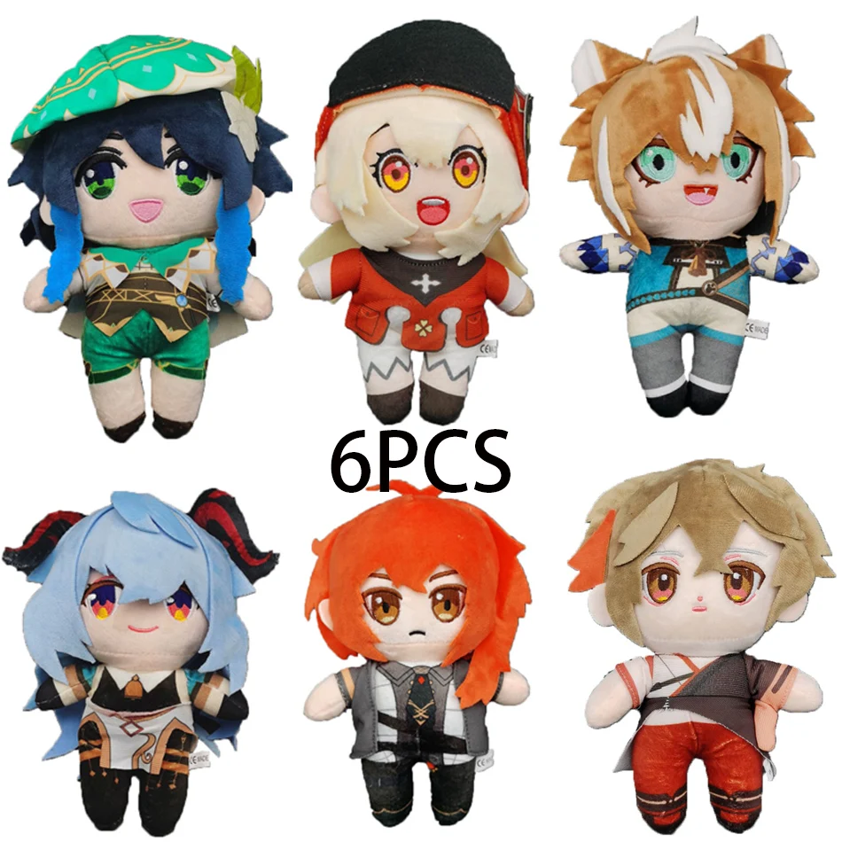 

Anime Genshin Impact Plush Doll Toy Morax Zhong Li Xiao Hu Tao Ayato Game Cute Soft Stuffed Pillow Kids Gift 20cm