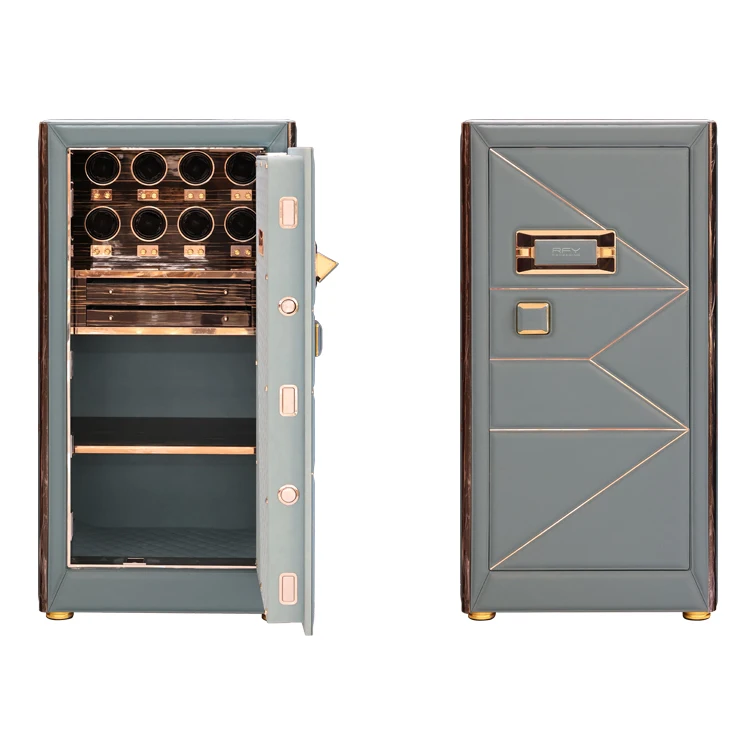 

Custom Home Jewelry Safe Cabinet Boxes Smart Watch Winder Safe Security Safe Box