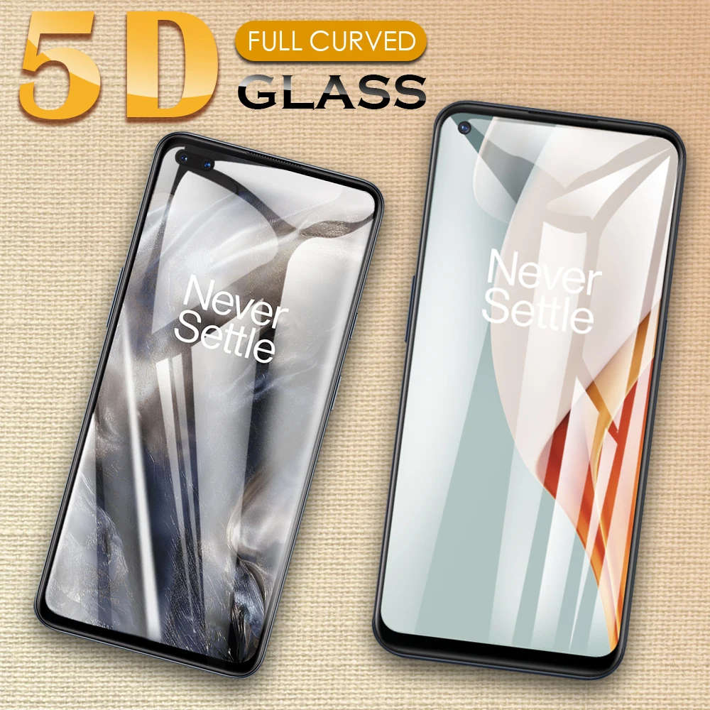 

5D Curved Edge Full Cover Tempered Glass Screen Protector Protective Film For Oneplus Nord 2 CE N200 N100 N10 5G