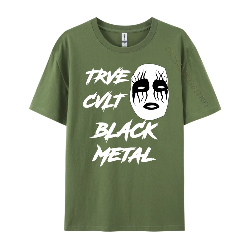 Черные и Trve Kvlt рубашки мужские графические роскошные брендовые футболки в