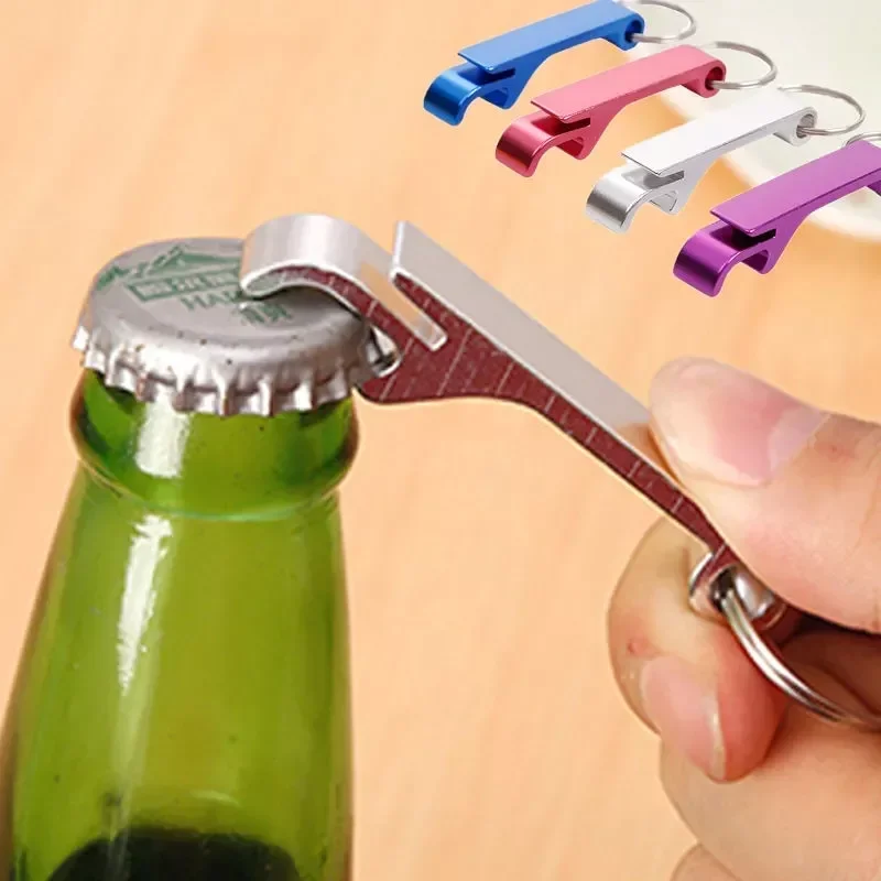 

Aluminium Portable Can Opener Key Chain Ring Can Opener Restaurant Promotion Gifts Kitchen Tools Birthday Gift Party Supplies