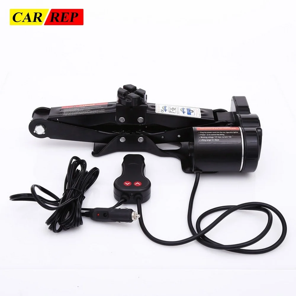 2 тонны/4400 фунтов портативный автомобильный домкрат 12 В с ударным ключом