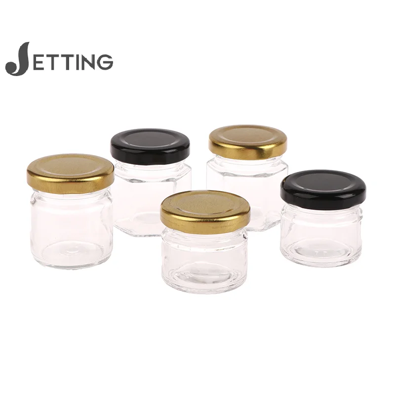 2 шт. стеклянный мини-горшок для меда с крышкой