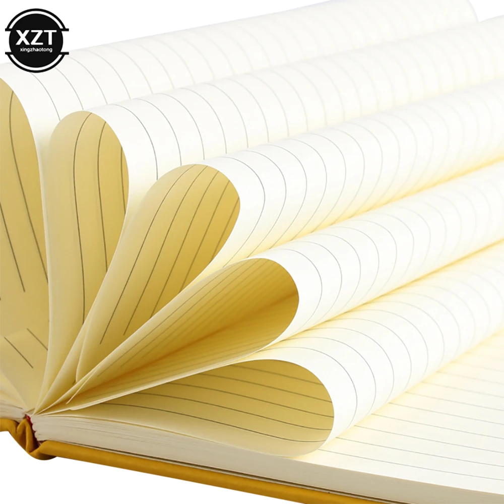 Записная книжка A6 из искусственной кожи однотонная с линиями для маркера для деловых встреч, офиса и учебных нужд.