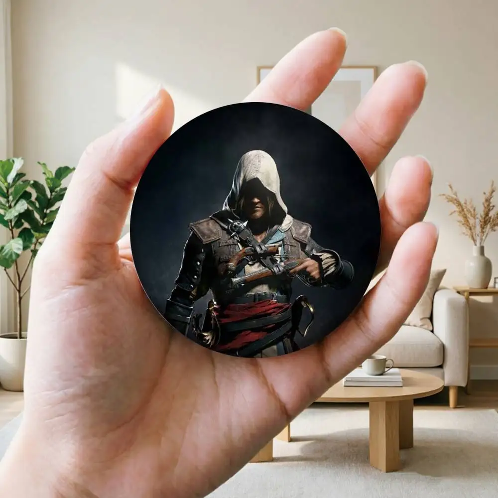 Фото Значки G-Game Assassin's Creed 25, 32, 44, 58, 75 мм, персонализированные круглые броши-пины, аксессуар, подарок №5